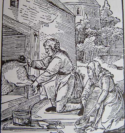 Schweineschlachten anno 1517